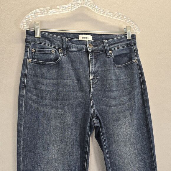 PISTOLA Jeans Size 28 Womens High Rise 27 Inseam Stretch Tapered Leg - Picture 3 of 13